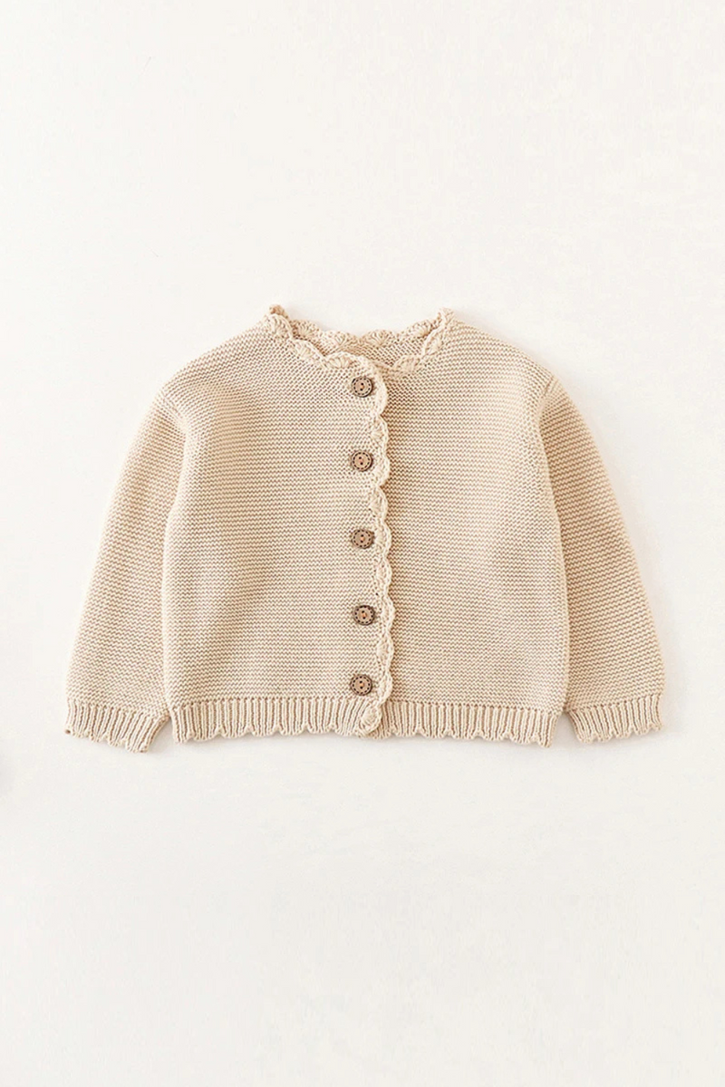 Autumn 0-3Yrs Children Clothes Infant Baby Girls Knitting Cardigan Newborn Baby Girls Sweater