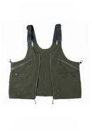 Retro Multi-pocket Sleeveless Vest Outdoor Casual Dual-purpose Backpack Jacket Aesthetic Chic