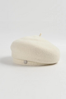 Women's Solid Color Beret Wool Beret Versatile Warm Hat