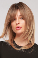 Dark Brown Wig Long Wave Wigs for Women Hair Wig With Bangs Heat Resistant Party Daily Natural Use