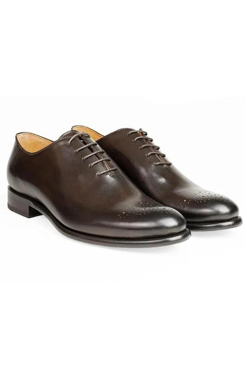 Oxford Dress Man Business Shoe Handmade Shoes Wedding Solid Genuine Leather Best Men Shoes