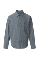 Shirts Men Spring Summer Retro Streetwear Single Breasted Loose Lapel Pocket Shirts Men