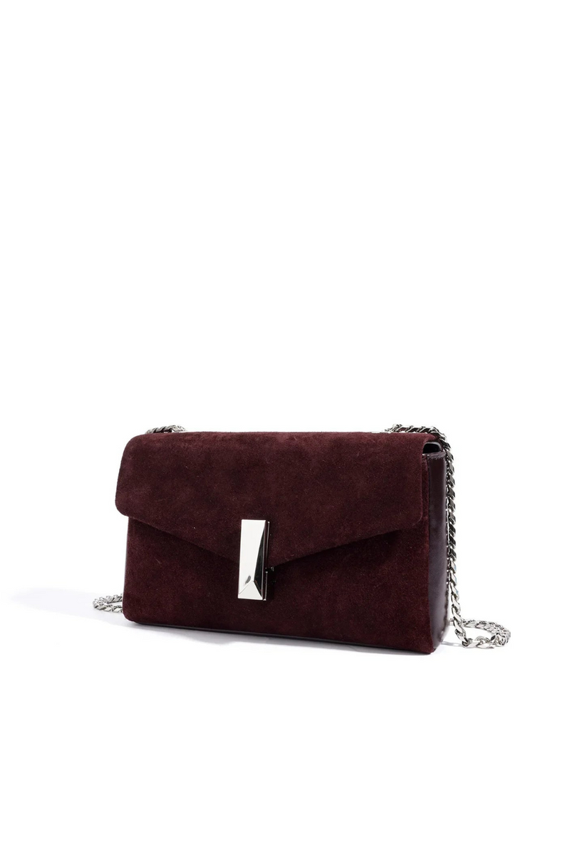 Winter Classic Compact Bag Matte Leather Women Crossbody Bag Chain Strap Shoulder Bag