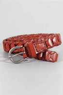 Genuine Leather Hand-woven Belt Retro Casual Ladies Belt Senior Designer Top Layer Pure Pin Buckle Jeans Belt