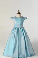 Children Dress for Little Girls Elegant Wedding Guest Long Ball Gowns Formal Kids