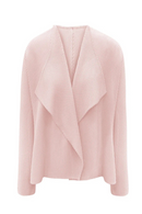 Pleats Fish Scale Pleated Long Sleeved Cardigan Short Jacket Women Casual Coats