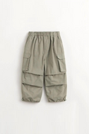 Outdoor Style Boys Big Pockets Work Pants Kids Pants Casual Pants for Spring