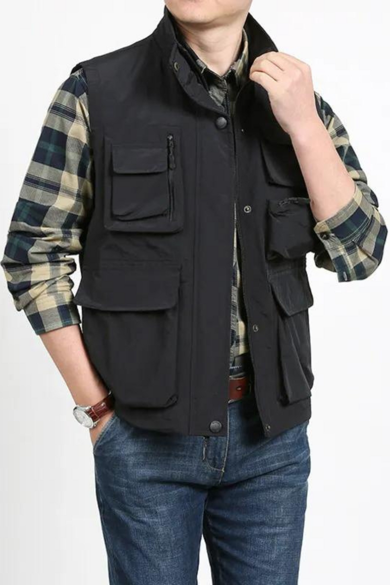 Vest Summer Spring Clothes Men Tactical Military Men's Clothing Sleeveless Jacket Man Multi-pocket Jackets