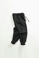 Autumn and winter American casual black high-end sweatpants men