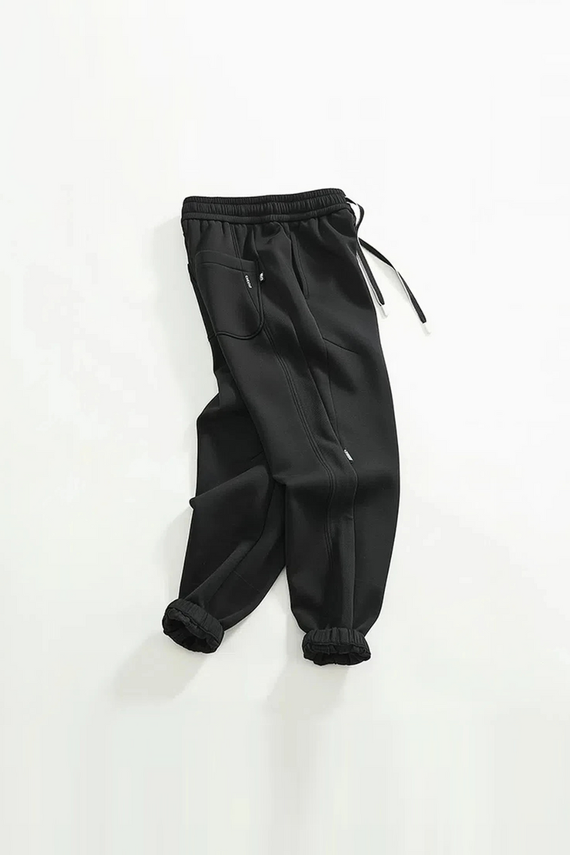 Autumn and winter American casual black high-end sweatpants men