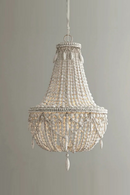 Nordic Wood Beads Bohemia Living Room Dinning Room Chandelier Pendant Lamp