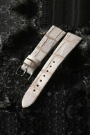 High end Himalayan white leather strap 19 20 22MM leather strap quick release