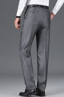 Men Straight Formal Trousers Mens Classic Pants