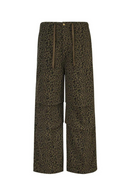 Spliced Casual Pants Mens Pleated High Street Drawstring elastic waist Loose Wide leg Trousers Men