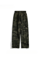 Camouflage Loose Overalls Men's Casual Handsome Workwear Long Trousers Male Clothing