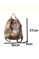 Retro Genuine Leather Women Backpacks Casual Handmade Design Handbags Top Layer Leather Shoulder Bags