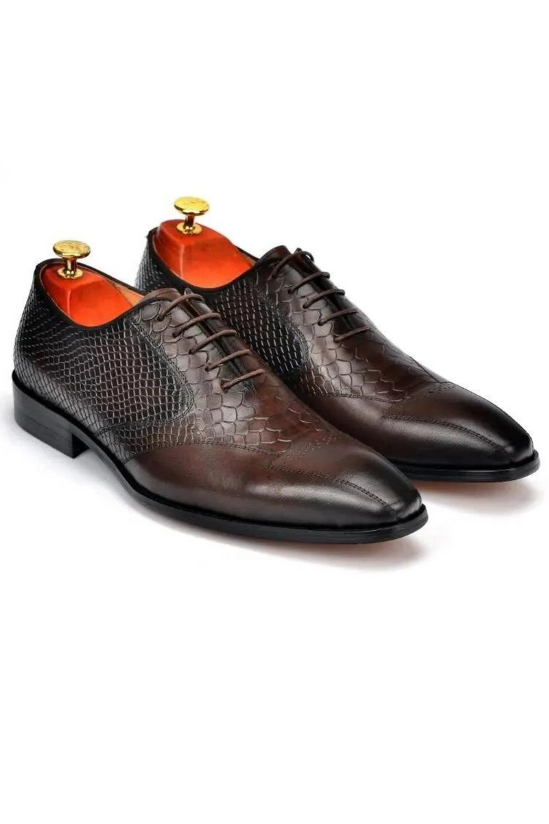 Oxford Men Dress Shoes Wedding Best Man Shoe Genuine Leather Office Formal Designer Shoes for Men