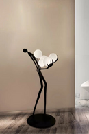 Creative Floor Lamps Villa Living Room Mall Model Room Sales Office Sitting Floor Lamp Foot Switch For Bedroom