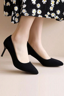 Dress Shoes Lady Pointe Toe Thin Heel Pumps Office