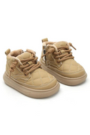 Winter Baby Shoes For Boys Leather Warm Fur Little Girls Ankle Boots Soft Sole Toddler Kids Boots