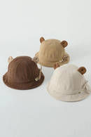 Cute Baby Bucket Hats Autumn Winter Corduroy Fleece Thicken Warm fisherman Caps For Boy Girl Outdoor Infant Kids Sun Hats