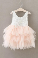 Birthday Little Girls Princess Dress Toddler Kids Wedding Party Gown Backless Lace Infant Baby Baptism Christening Dresses