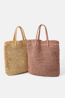Women Tote Designer Lady Shoulder Bags Woven Wicker Handmade Summer Beach Purses