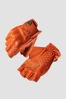 Motorcycle Gloves For Men Half Finger Vintage Leather Breathable Riding Gloves Moto Motocross Protective Gloves