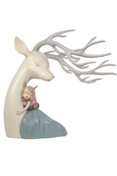 Dream of fairy tale mini series lucky Deer Closest art figure action white toys kids gift decoration