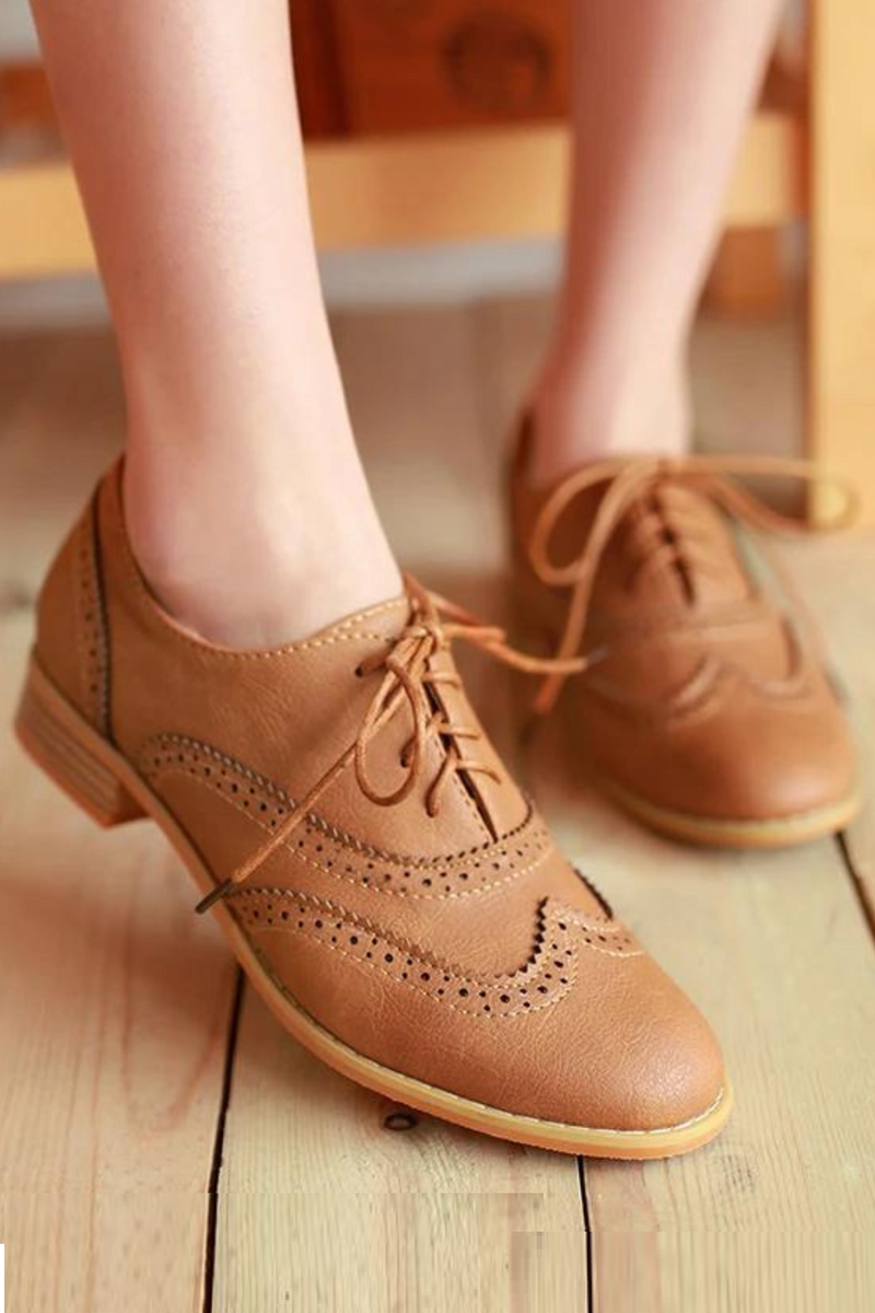 Casual Women's Flat Oxford Shoes For Women Loafers Spring Autumn Flats Shoes Female