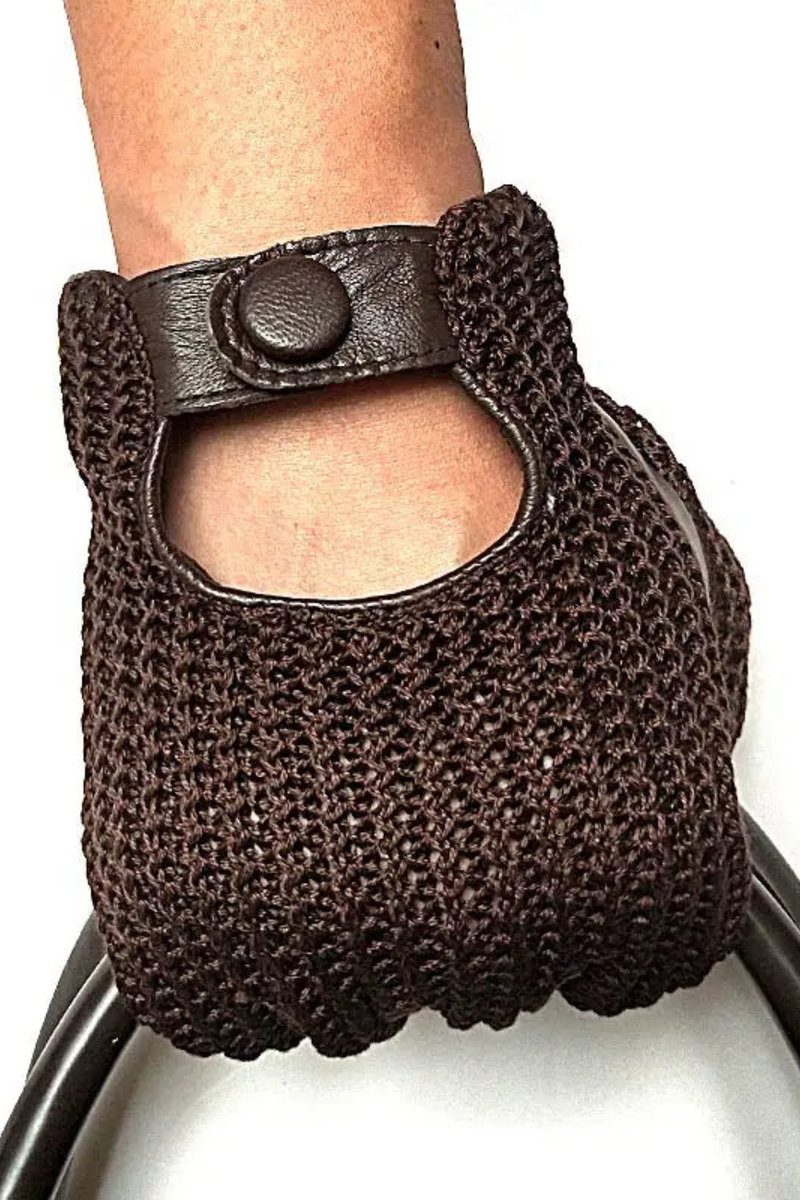 Summer Half-finger Retro Gloves Motorbike Leather Vintage Men Women Racing Bike Knight Leather Motorcycle