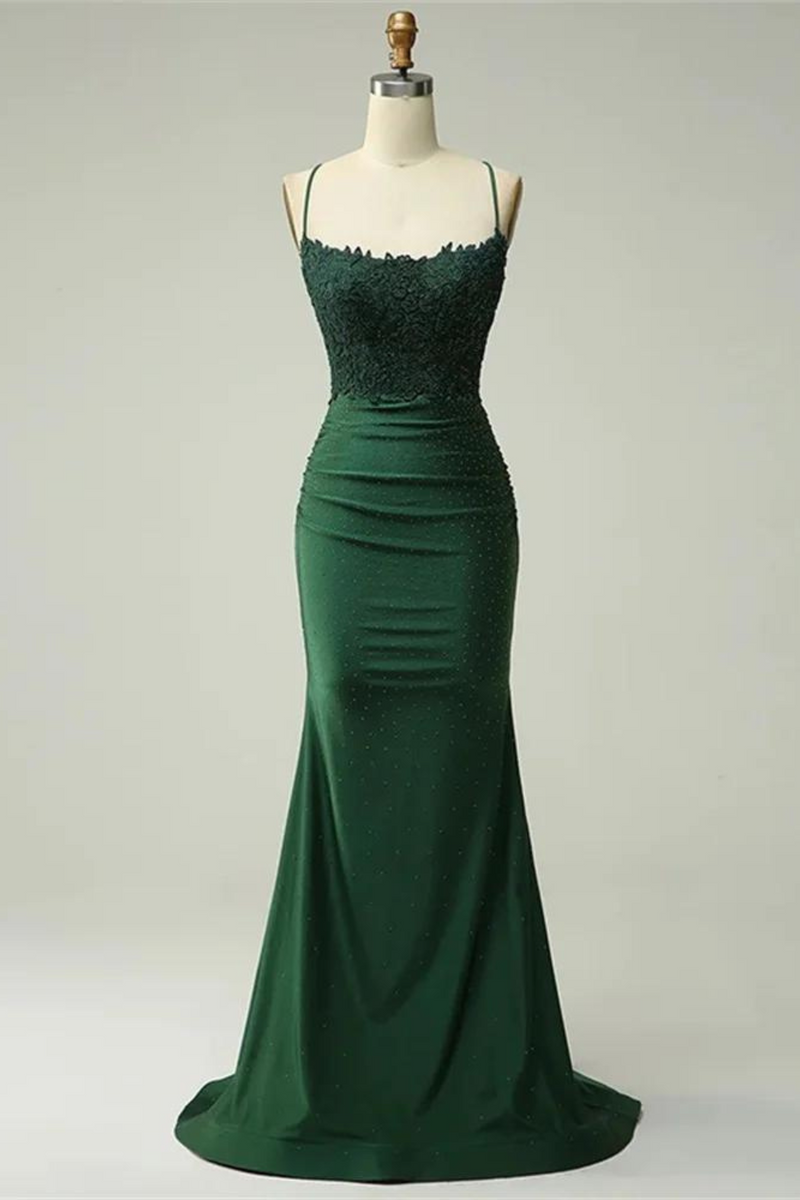 Spaghetti Straps Sleeveless Floor Length Dresses Elegant Dress for Women Party