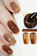 Flow Light White Cat Magnetic Gel Nail Polish Ultra Shine Soak Off UV Gel Mirror Glass Cat Magnet Gel