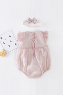 Summer Baby Girl Sleeveless Lace Rompers Kids Baby Girl Jumpsuit Kids Baby Girl