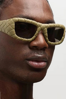 Square Sunglasses Stripe Frame Hip Hop Sun Glasses Unique Punk Shades Outdoor Eyewear