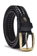 Men's Jeep Outdoor Sports Belt Woven Belt Canvas Adjustable Casual Buckle Belt Army