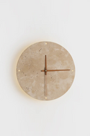 Natural Stone Clock Art Decoration Wall Lamp Interior Wall Lights Bedroom Decor Led Sconce