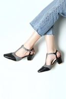 summer high-heeled Women Shoes Pointed tip Shallow Mouth Slender heel women's sandals