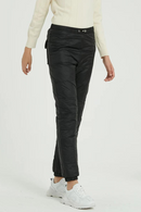 Women Down Pants Velvet Trousers Thick Slim Female Warm Trousers Thermal Elastic Waist Winter Pants