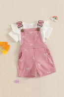 Baby Girls Bodysuits Overalls Summer Clothes Ruffle Short Sleeve Romper