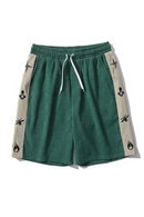 Vintage Distressed Heavy Embroidered Cargo Shorts Men High Street Couple Corduroy Pants for Summer