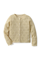 Kids Organic Cotton Baby Knit Hollow Sweater Autumn Winter Boys Girls Clothes Knitwear Cardigan