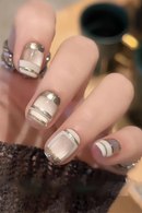 Handmade Press-On Nails Magic Mirror Full Coverage Nail Tips for Women & Girls