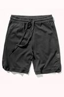 Summer Sports Sweatpants Shorts Men's Simple Pure Cotton Loose Elastic Waist Drawstring Casual Knee Length Pants