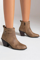 Vintage Ankle Boots For Women Shoes Ladies Wedge Heels Autumn Winter Short Boot Spring