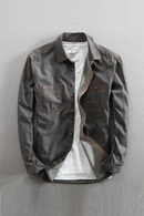 Men's Jeans Shirt Pure Cotton Slim Fit Dress Shirts Denim Casual Clothing