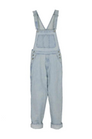 Men Jeans Slim Straight Denim Jumpsuits Casual Cargo Pants Light Blue Trousers Large