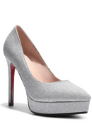 Luxury Gold Silver Heels Women Pumps Shoes Platform Wedding