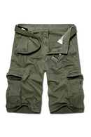 Men Cotton Cargo Shorts Hombre Male Casual Slim Fit Overalls Pants Sweatpants Men