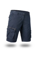Men Breeches Casual Short Pants for Male Multi-pocket Solid Color Cropped Trousers
